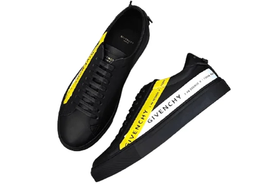 ג'יבנשי-GIVENCHY Shoes - Black White & Yellow – תמונה 3