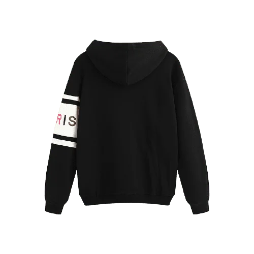 ג'יבנשי-GIVENCHY HOODIES - Black & White Combo – תמונה 2