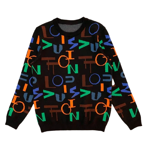 Louis Vuitton-לואי ויטון Sweter - Black Mix