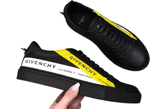 ג'יבנשי-GIVENCHY Shoes - Black White & Yellow – תמונה 4