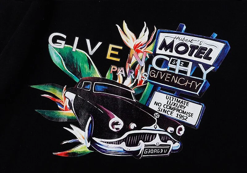 ג'יבנשי-GIVENCHY TSHIRT MEN - Black – תמונה 5
