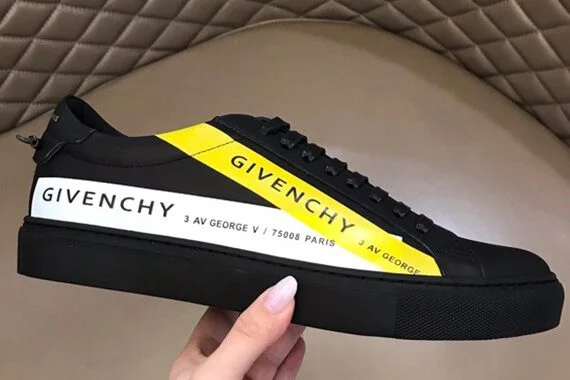 ג'יבנשי-GIVENCHY Shoes - Black White & Yellow – תמונה 8