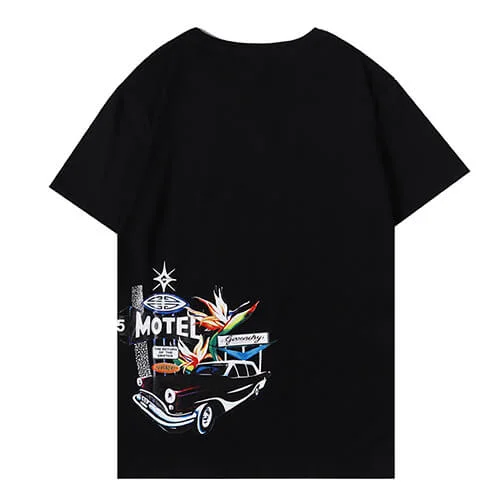 ג'יבנשי-GIVENCHY TSHIRT MEN - Black – תמונה 2