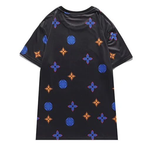 Louis Vuitton-לואי ויטון TSHIRT - Black & Blue Mix – תמונה 2