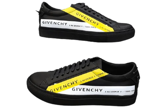 ג'יבנשי-GIVENCHY Shoes - Black White & Yellow – תמונה 7