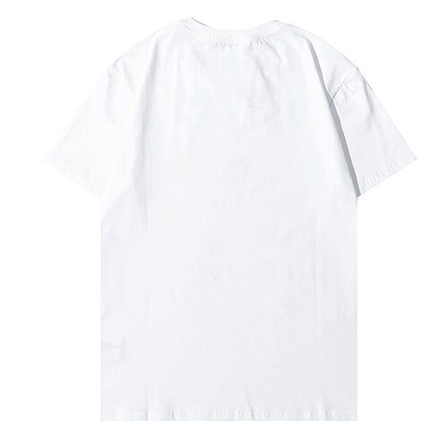 פראדה-PRADA TSHIRT POLO SHORT MEN - White Black Logo – תמונה 2