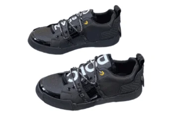 דולצ'ה וגבאנה-D&G Shoes - Dark Black & White