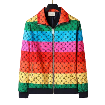 גוצ'י - GUCCI Jacket - Red & Green Mix