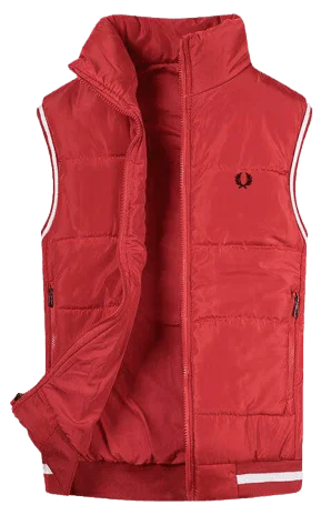 פרד פרי-FRED PERRY VEST MEN - RED