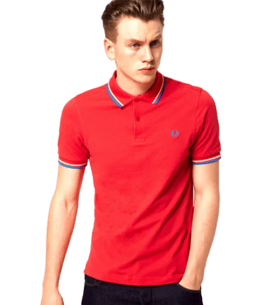 פרד פרי-FRED PERRY POLO - Red