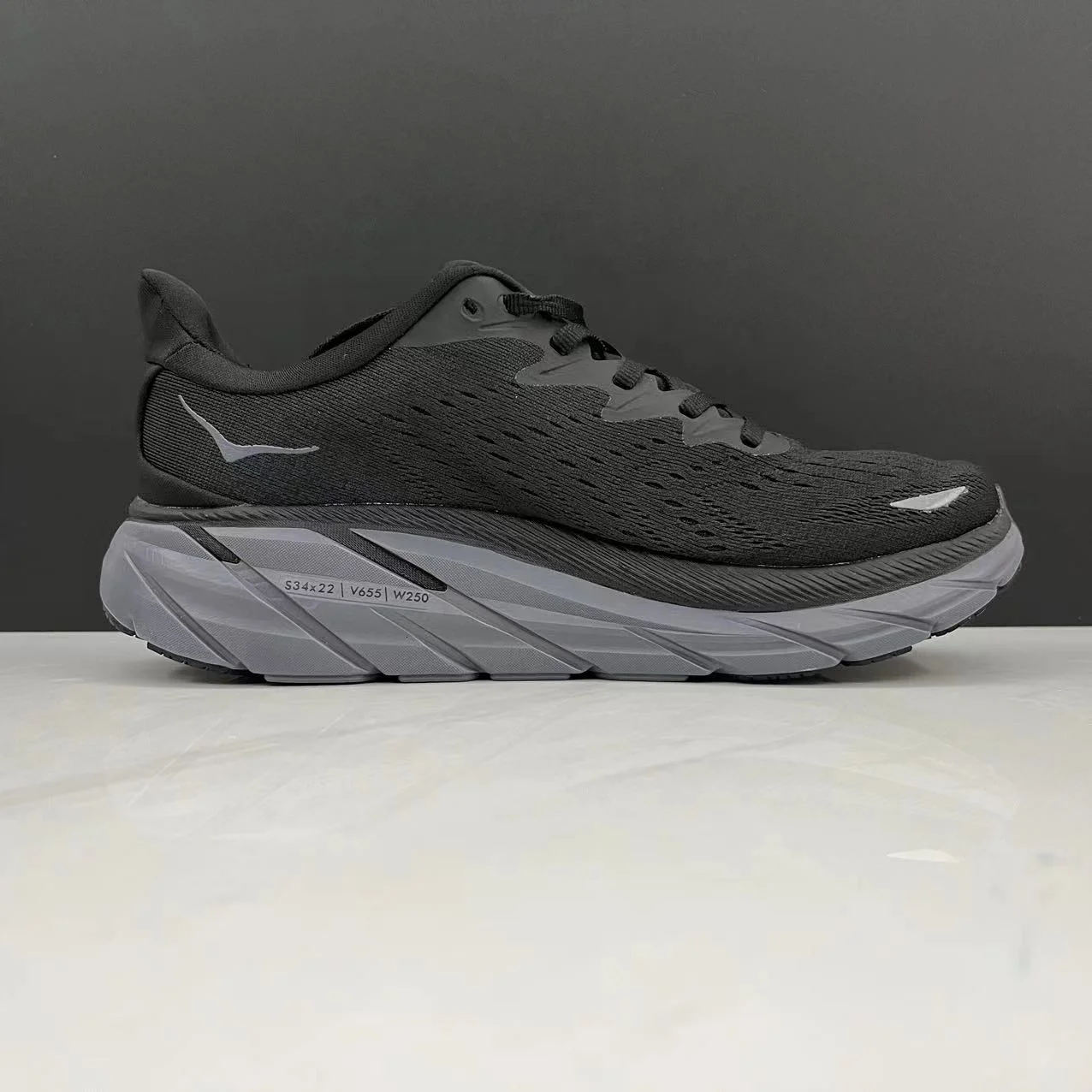 נעלי הוקה-HOKA ONE ONE Clifton 8 Carbon Grey – תמונה 8