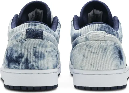 נייק ג'ורדן -NIKE AIR JORDAN 1 LOW - Se washed Denim – תמונה 4