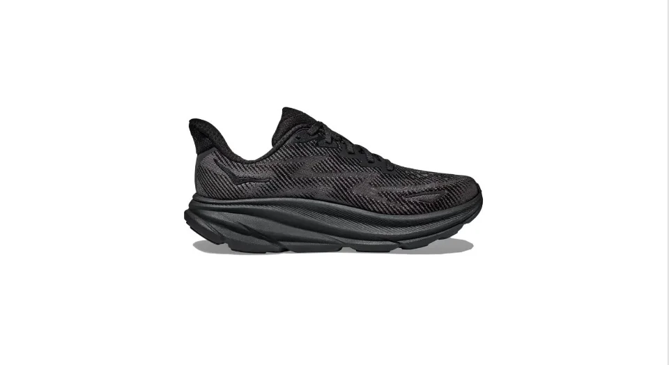 נעלי הוקה-HOKA ONE ONE Clifton 9 Black – תמונה 2