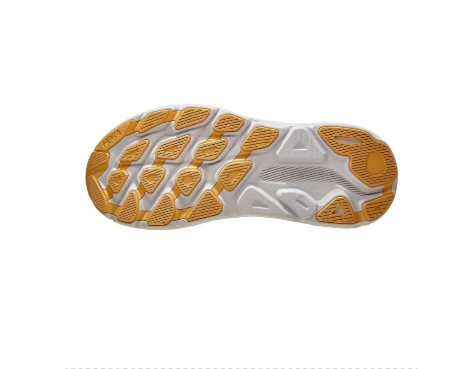 נעלי הוקה-HOKA ONE ONE Clifton 9 White ange – תמונה 4