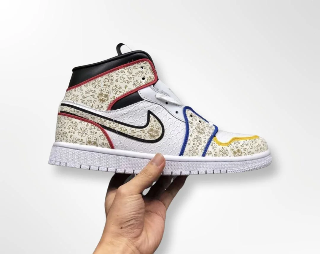 נייק ג'ורדן-AIR JORDAN 1 Dia de Muertos – תמונה 2