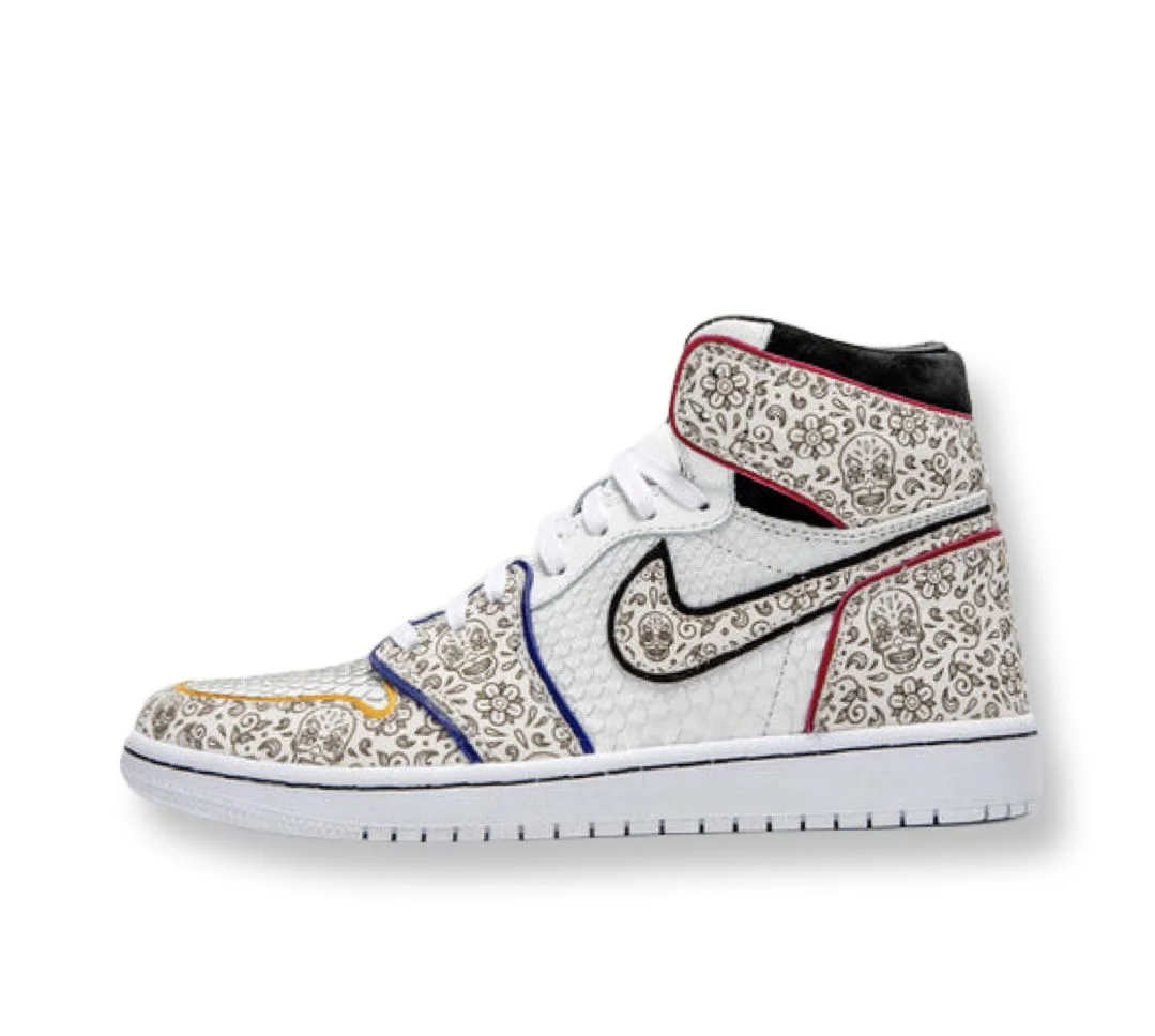 נייק ג'ורדן-AIR JORDAN 1 Dia de Muertos – תמונה 4
