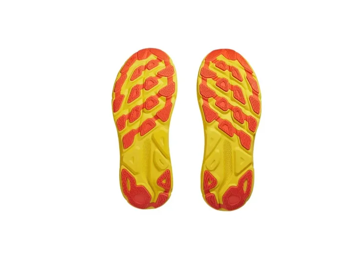 נעלי הוקה-HOKA ONE ONE Clifton 9 WHITE YELLOW – תמונה 5