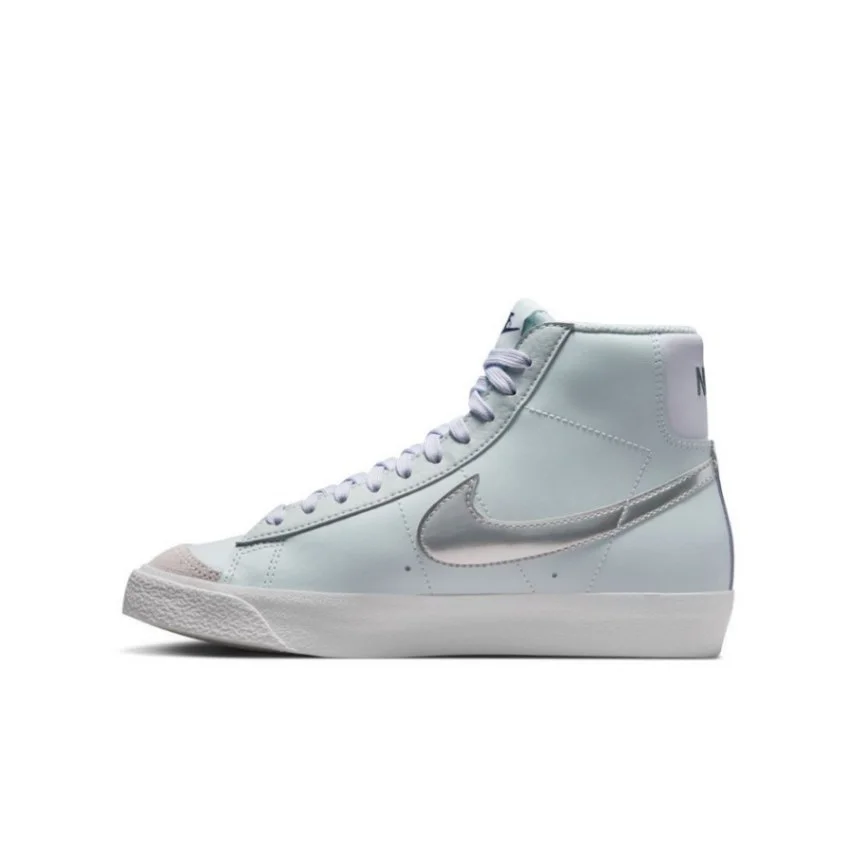 נייק בלייזר גבוהות- NIKE BLAZER MID '77 WHITE THUNDER BLUE – תמונה 5