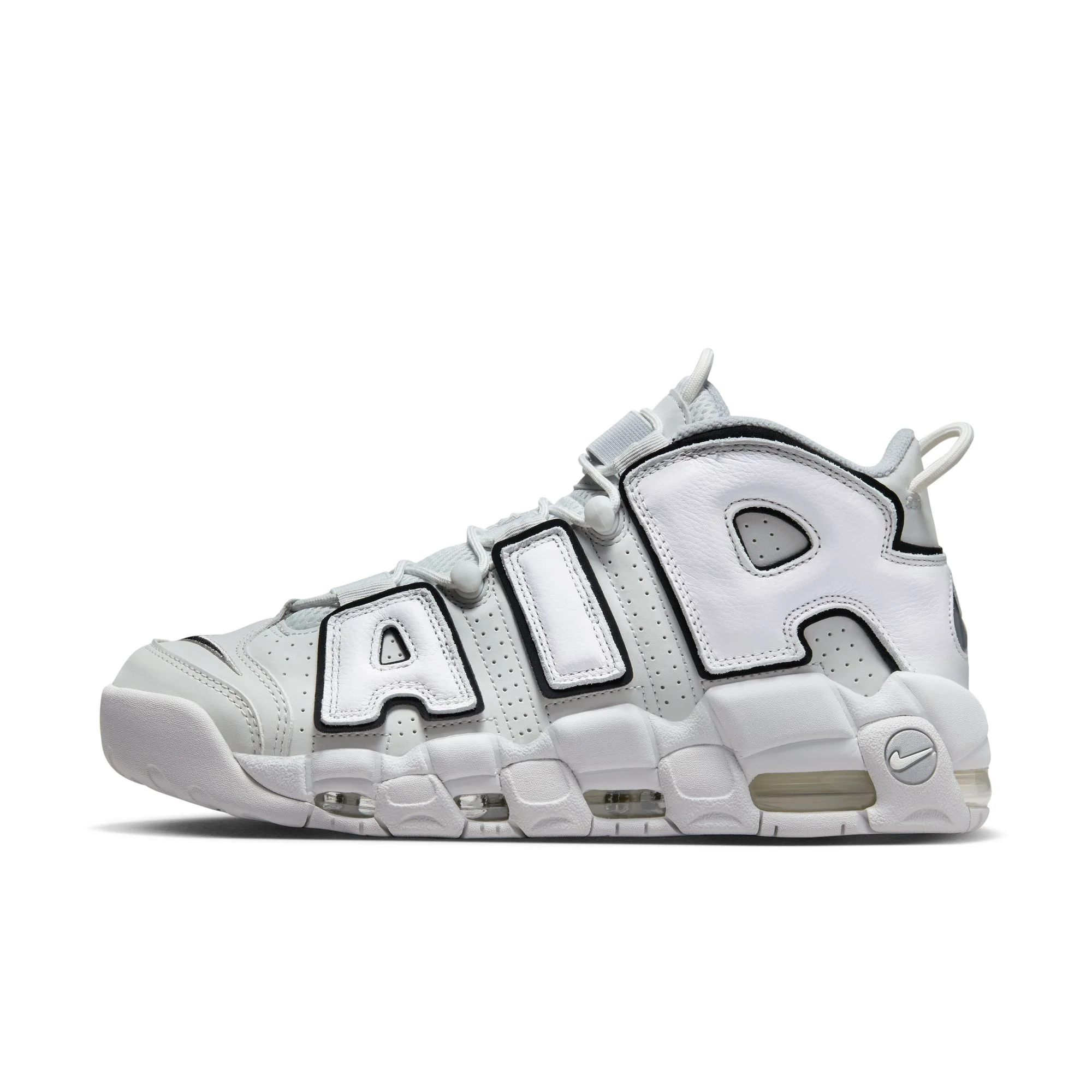 נייק אפטמפו סניקרס לגברים NIKE AIR MORE UPTEMPO '96 WHITE – תמונה 5