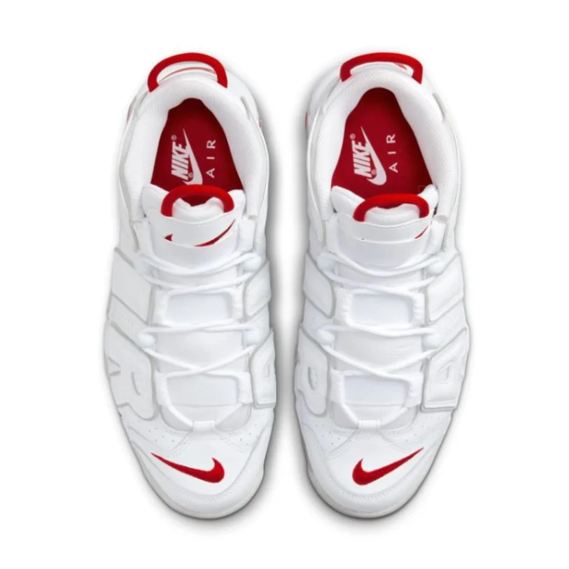 נייק אפטמפו סניקרס לגברים NIKE AIR MORE UPTEMPO '96 WHITE – תמונה 4