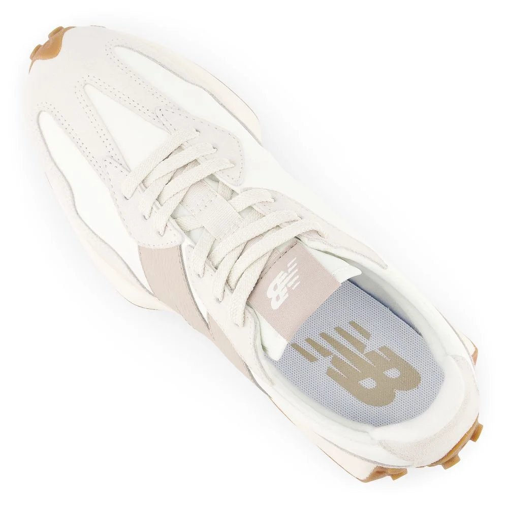 סניקרס ניו באלאנס NEW BALANCE 327 WHITE BROWN – תמונה 5