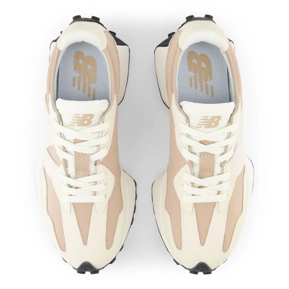 סניקרס ניו באלאנס NEW BALANCE 327 WHITE BROWN – תמונה 3