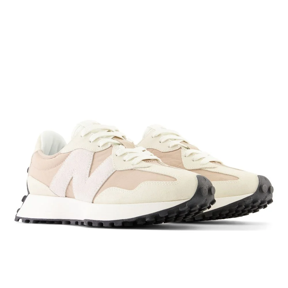 סניקרס ניו באלאנס NEW BALANCE 327 WHITE BROWN – תמונה 4