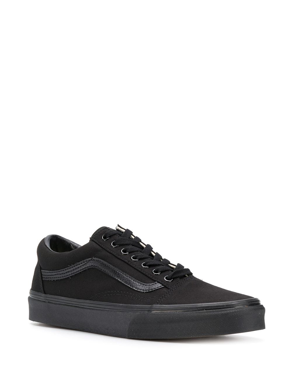 נעלי ואנס - Old Skool "Triple Black Canvas" sneakers – תמונה 2