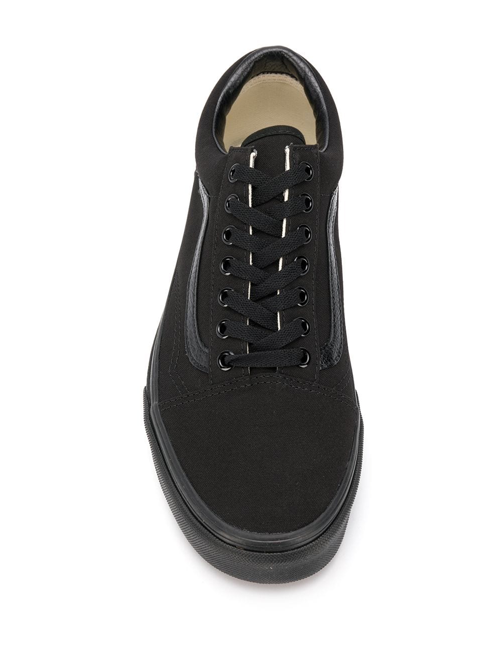 נעלי ואנס - Old Skool "Triple Black Canvas" sneakers – תמונה 4