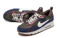 NIKE AIR MAX 90 NEW STYLE MIX Medium Olive/Canyon rust/Midnight Navy – תמונה 2