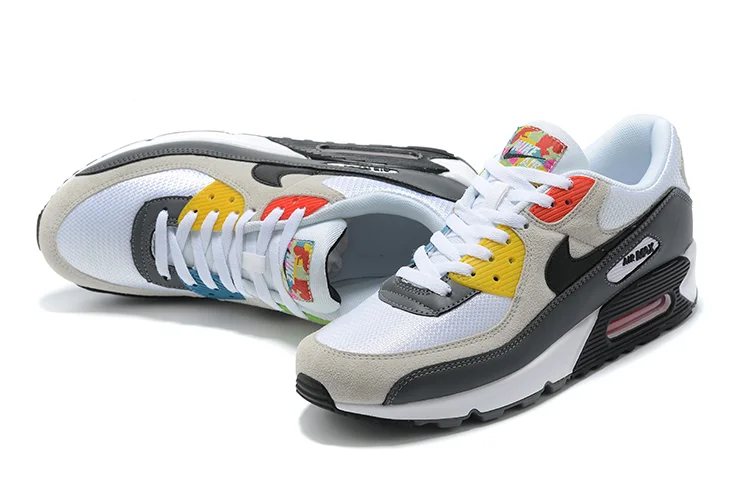 NIKE AIR MAX 90 NEW STYLE MIX WHITE AND BLACK – תמונה 2