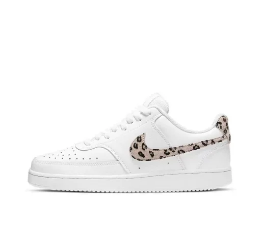 NIKE WOMENS COURT VISION LOW SNEAKER-WHITE