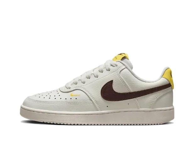 NIKE COURT VISION WHITE/ BROWN