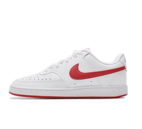 NIKE COURT VISION WHITE AND RED – תמונה 2