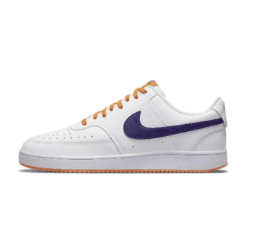 NIKE COURT VISION LOW WHITE AND BLUE
