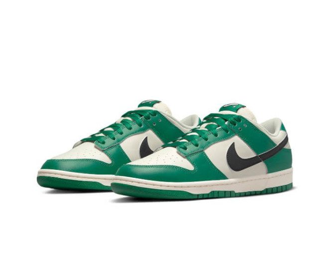 NIKE Dunk Low SE Lottery Green Pale Ivory – תמונה 2
