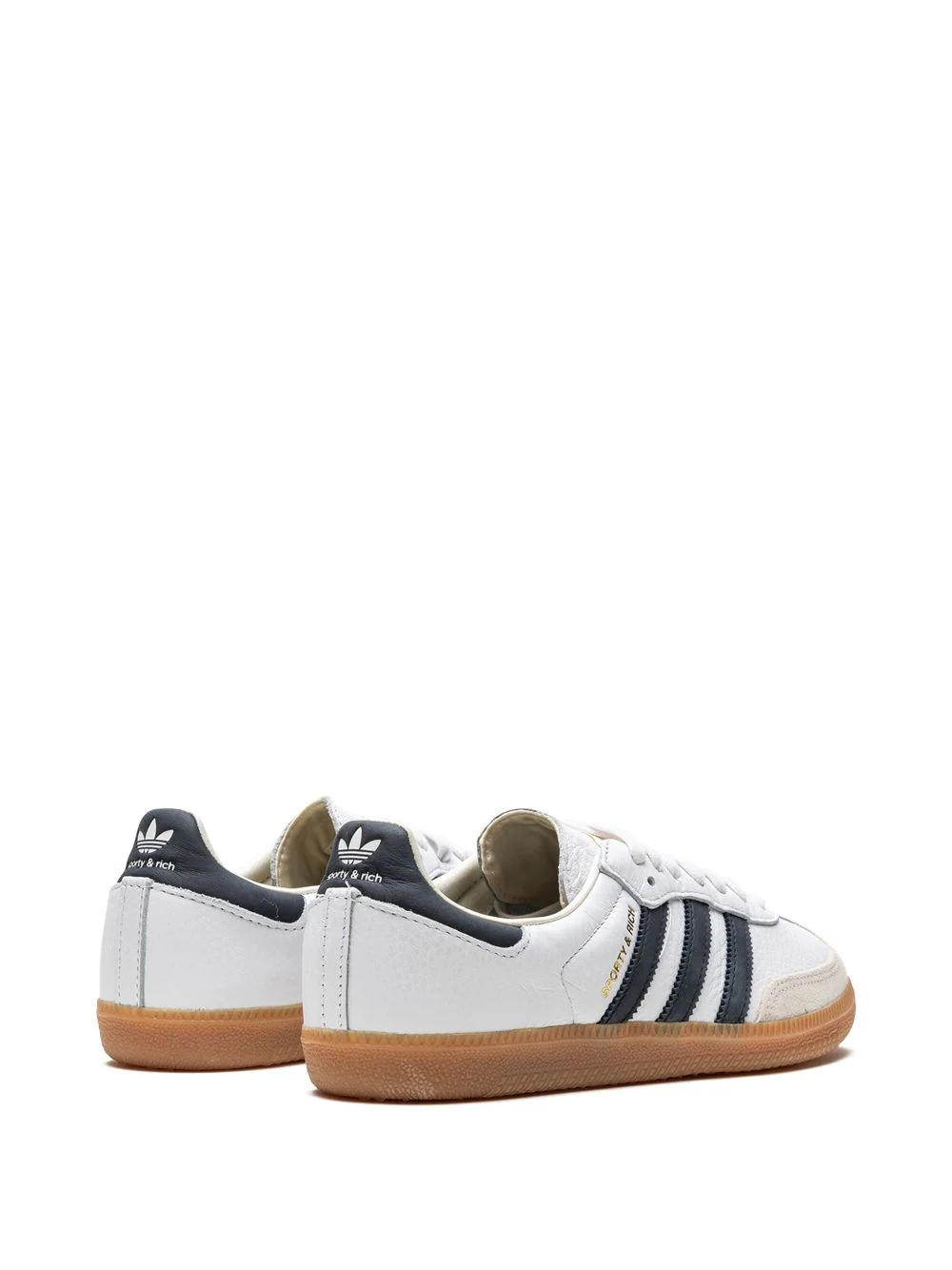 נעלי אדידס סמבה- Samba "Sporty & Rich - White/Black" sneakers – תמונה 3