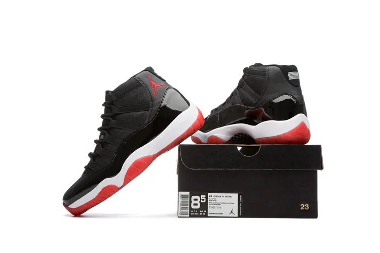NIKE Air Jordan - Men - Air Jordan 11 Retro Bred – תמונה 4