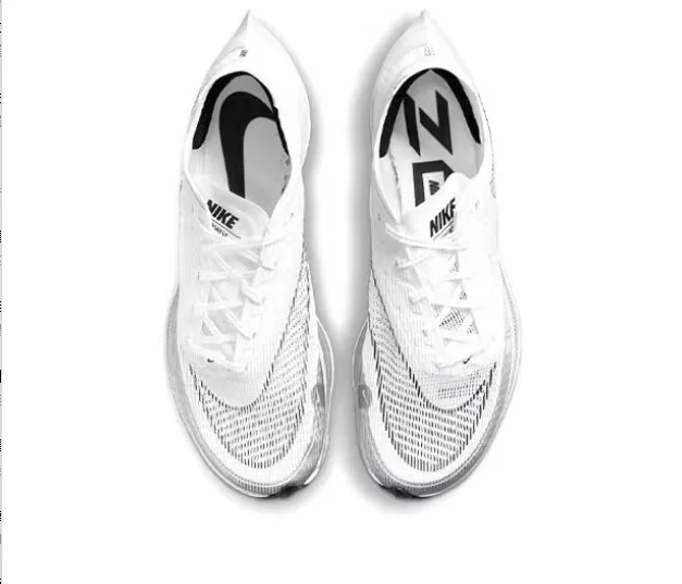 Nike ZOOMX VAPORFLY Next% 2 White Silver CU4111 100 Men SIZE13 – תמונה 2