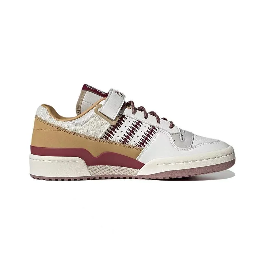 אדידס פורום - ADIDAS FORUM Low Off White/Team Red SNEAKERS – תמונה 2