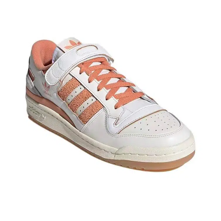 אדידס פורום - ADIDAS FORUM Low ange/White SNEAKERS – תמונה 4