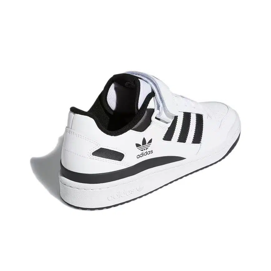 אדידס פורום - ADIDAS FORUM Low White/Black SNEAKERS – תמונה 4