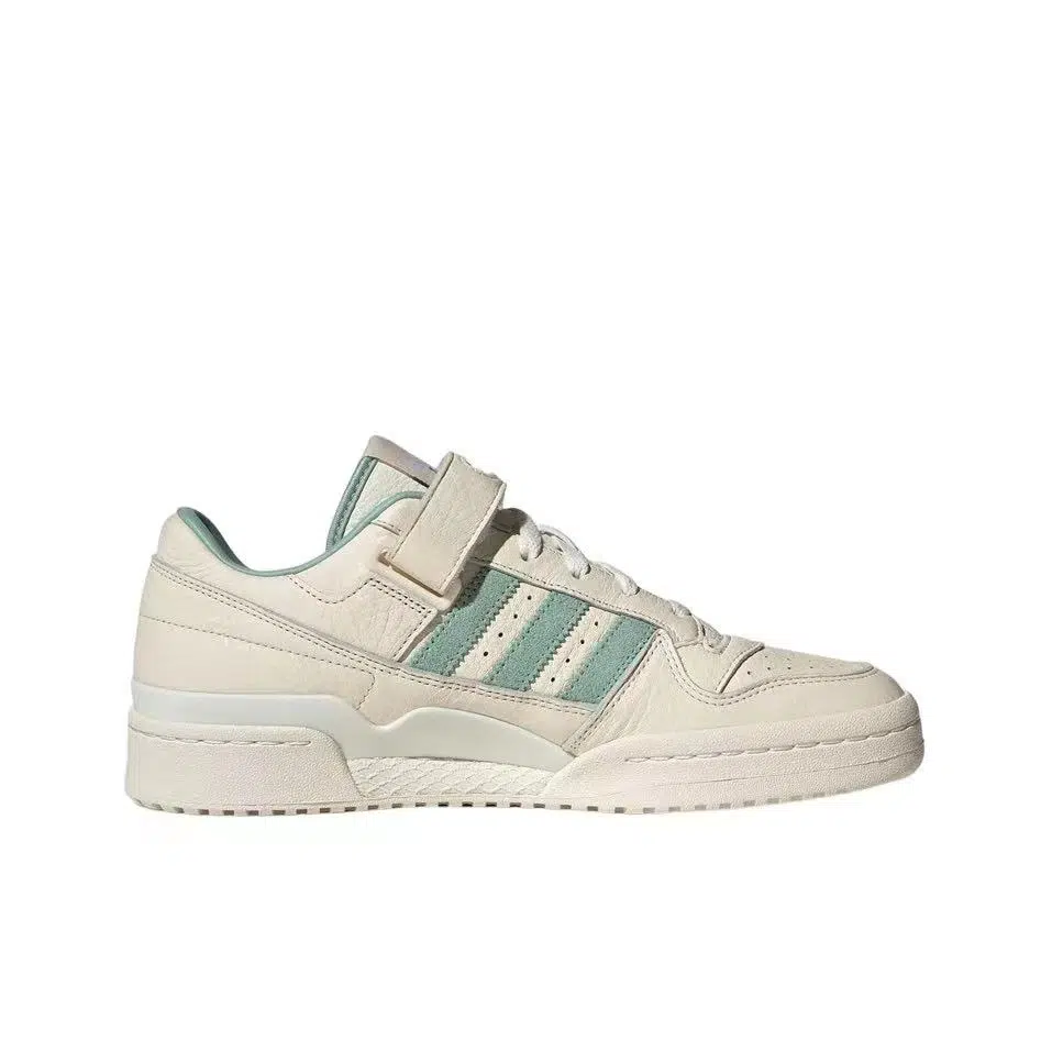 אדידס פורום - ADIDAS FORUM Low Cream/Green SNEAKERS – תמונה 2