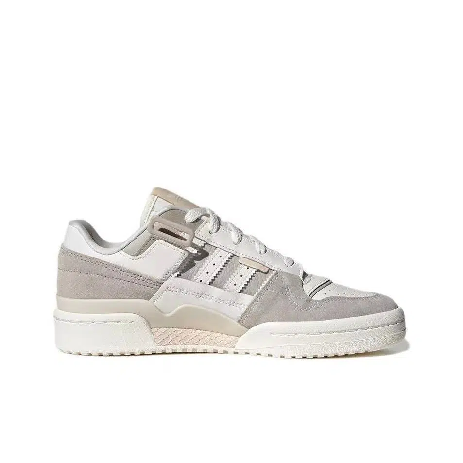 אדידס פורום - ADIDAS FORUM Low Grey/off white SNEAKERS – תמונה 2