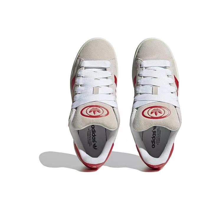 אדידס קמפוס- ADIDAS CAMPUSE Cream/Red – תמונה 3