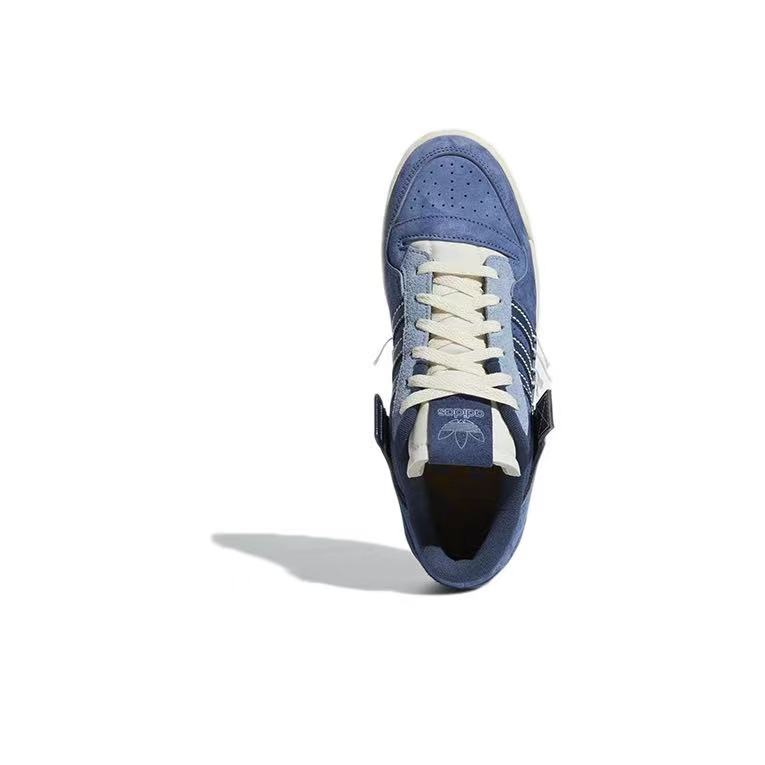 אדידס פורום - ADIDAS FORUM Low Navy Blue SNEAKERS – תמונה 3