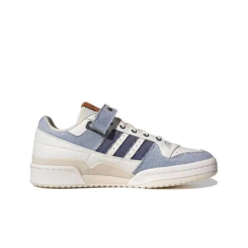 אדידס פורום - ADIDAS FORUM Low Trainers White, Blue SNEAKERS – תמונה 2