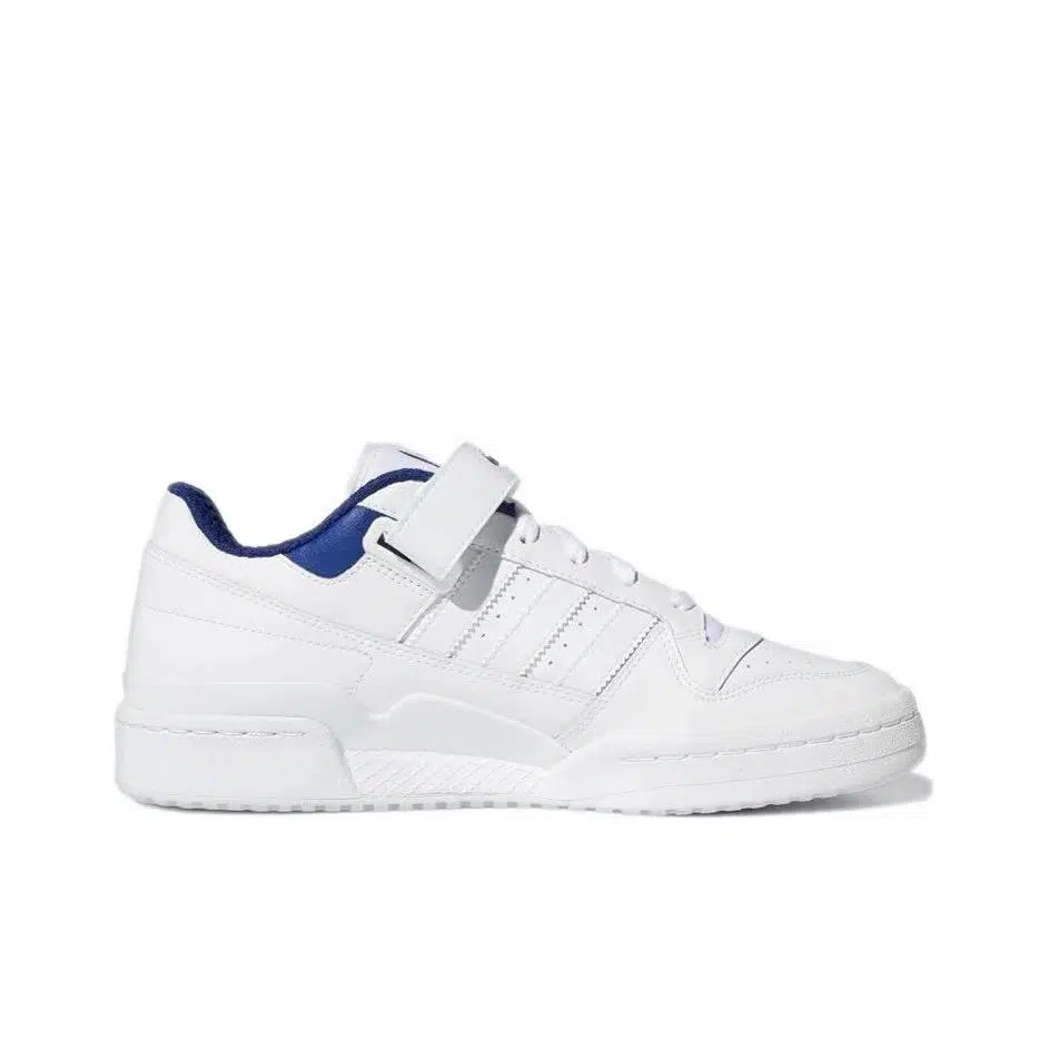אדידס פורום - ADIDAS FORUM Low White Victory Blue SNEAKERS – תמונה 2