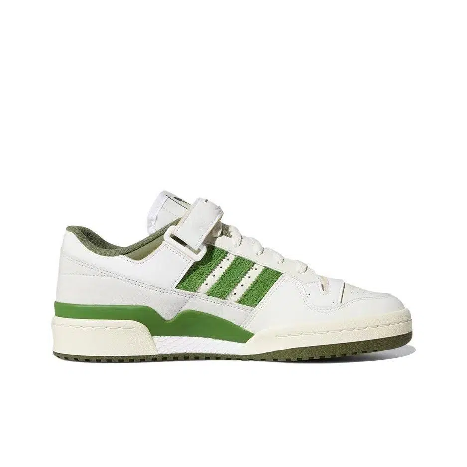 אדידס פורום - ADIDAS FORUM Low Green/White SNEAKERS – תמונה 5