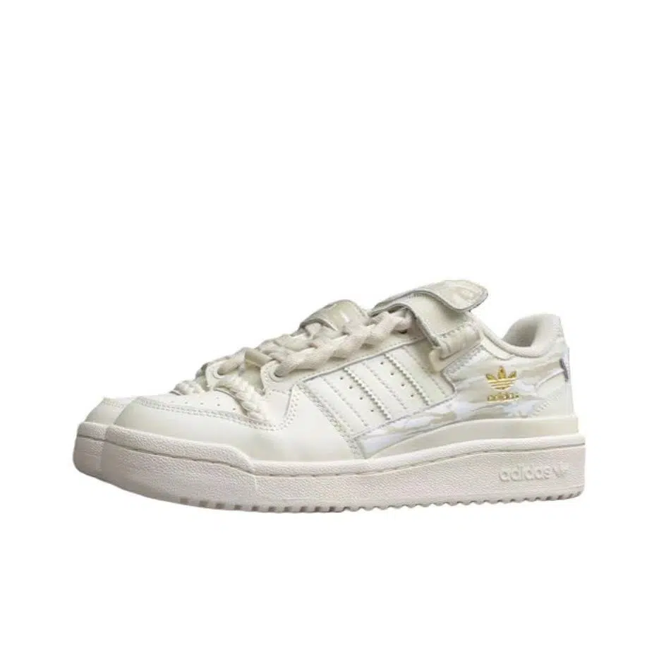 אדידס פורום - ADIDAS FORUM Low Cream Brown SNEAKERS – תמונה 2